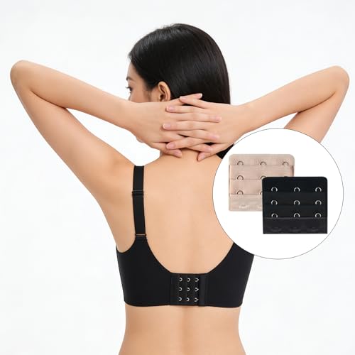 Image of 16 /32 Pcs Bra Extenders, Women Ladies Stretchy Bra Band Extension 2 Hooks / 3 Hooks, Lingeries Bra Strap Extender
