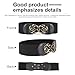 JASGOOD Women Stretchy Belts for Dresses Vintage Elastic Wide Waist Belts, Halloween Cosplay Belt