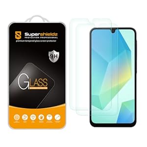 Supershieldz (2 Pack) Designed for Samsung Galaxy A16 5G Tempered Glass Screen Protector, Anti Scratch, Bubble Free