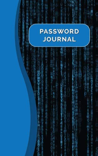 Password journal: password diary - password journal - blue