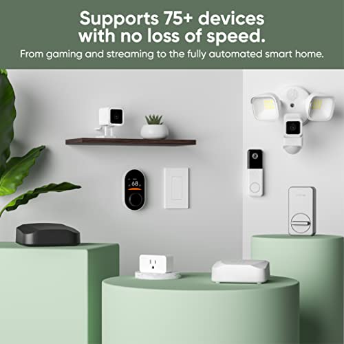 Image of Wyze AXE5400 Tri-Band Wi-Fi 6E Mesh Router Pro, Covers up to 2000 Sq. Ft, Replaces Legacy Routers for Whole Home Coverage, Supports Wired Backhaul, 1x1 Gbps & 2x1 Gbps Ports - 1 Pack