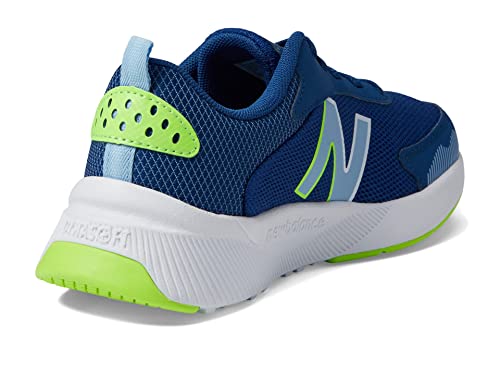 New Balance Tênis de corrida infantil DynaSoft 545 V1 com cadarço, Azul Atlântico/Verde Pixel/Azul H