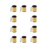 10pcs Oil Filter Compatible with Abarth 500/595 / 695 Fiat 124 500X Grande Punto Qubo Jeep Renegade