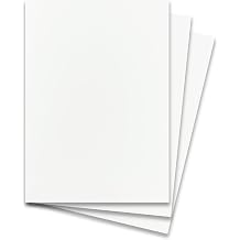 Pack of 75 DIN A4 Cardboard with Linen Structure - Colour White - 29.7 x 21 cm - 250 g per m  - Single Card without Fold - Ideal for Crafts Scrapbooking Greeting Cards