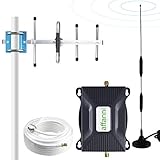 AT&T Cell Phone Signal Booster 5G 4G LTE Signal Booster ATT Cell Phone Booster AT&T Cell Signal Booster T Mobile US Cellular Band12/17 AT&T Signal Amplifier Repeater Cell Extender for Home Faster Data