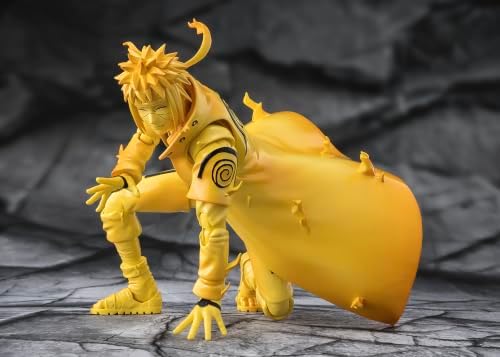 TAMASHII NATIONS - Naruto - Minato Namikaze [Kurama Link Mode] -Bond to Light that Shatters Darkness-, S.H.Figuarts Action Figure - 4
