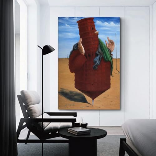 Poster surréalisme Max Ernst Ubu Imperator impression toile 60x90cm