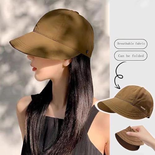 Image of HSR Women Wide Brim Sun Hat | Versatile Casual Sunshade Bucket Hat for Women | UV Protection Summer Cap