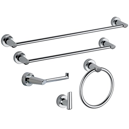Image of Delta 77124 Compel Wall Mounted 24 in. Towel Bar in Polished Chrome