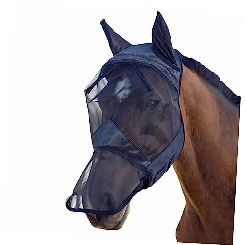 Ipetboom Máscara De Cavalo Para Animais De Estimação Leggings Para Cavalos Gorro De Orelha De Cavalo