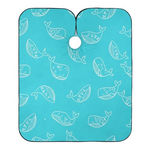 Capa de barbería impermeable para hombre Kigai Whale miniatura 2