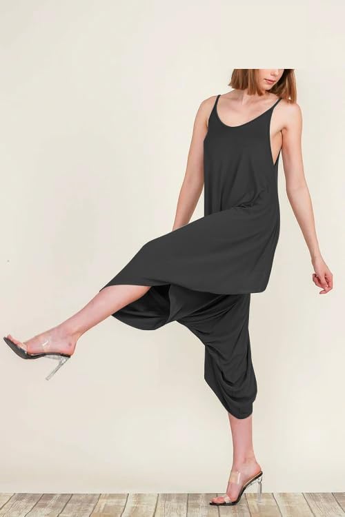 Robe sarouel ample à bretelles : confort sans serrer