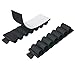 10 Packs 7 Rounds Shell Card Holder | Buttstock Shells Holder | 12/20 Ga Side Saddle Shell Carrier for Rifle Shotgun Cartridge | with Molle Utility Pouch Hook and Loop