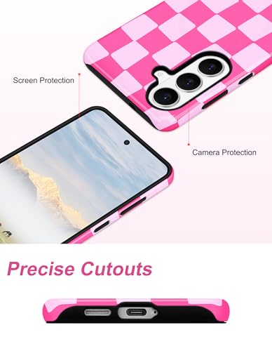 Coque Samsung S26 Plus compatible MagSafe en TPU rose
