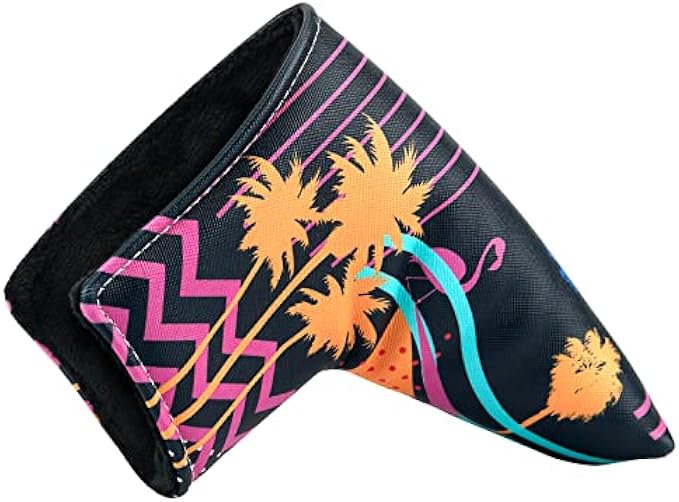 Lusehieon Leather Blade Putter Cover Magnetic, Golf Blade Putter Headcover for Scotty Cameron Odyssey Ping Taylormade