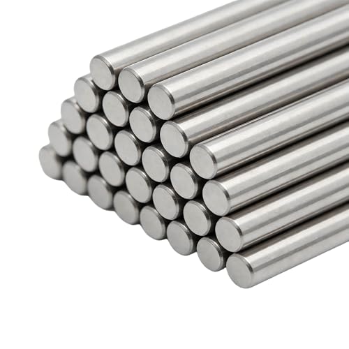 50Pcs 304 Stainless Steel Dowel Pins, M3 Diameter, Length 30mm, Metal Dowel Pin, Hardware Pins for CNC Machinery Automotive Industrial & DIY Projects