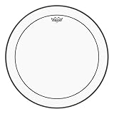 eingearbeiteter Dämpfring Remo Schlagzeugfell Drum Head Pinstripe transparent Bassdrum 22\