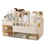Photo Gallery dasiton organizer trucchi con 3 cassetti, porta trucchi organizer da bagno, porta pennelli make up organizzatore trucchi, organizer cosmetici per toeletta, bagno, camera da letto (crema) Photo Gallery dasiton organizer trucchi con 3 cassetti, porta trucchi organizer da bagno, porta pennelli make up organizzatore trucchi, organizer cosmetici per toeletta, bagno, camera da letto (crema)