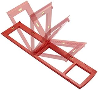 Socket Box Cutting Template Tool | with Vertical and Horizontal Spirit Levels | Opens to 450 mm | Marks 4 Box Sizes | Back Box Template | Electricians Tools