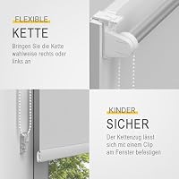 Sol Royal Thermorollo Verdunkelungsrollo Klemmfix Seitenzugrollo Fenster – Ansicht 9