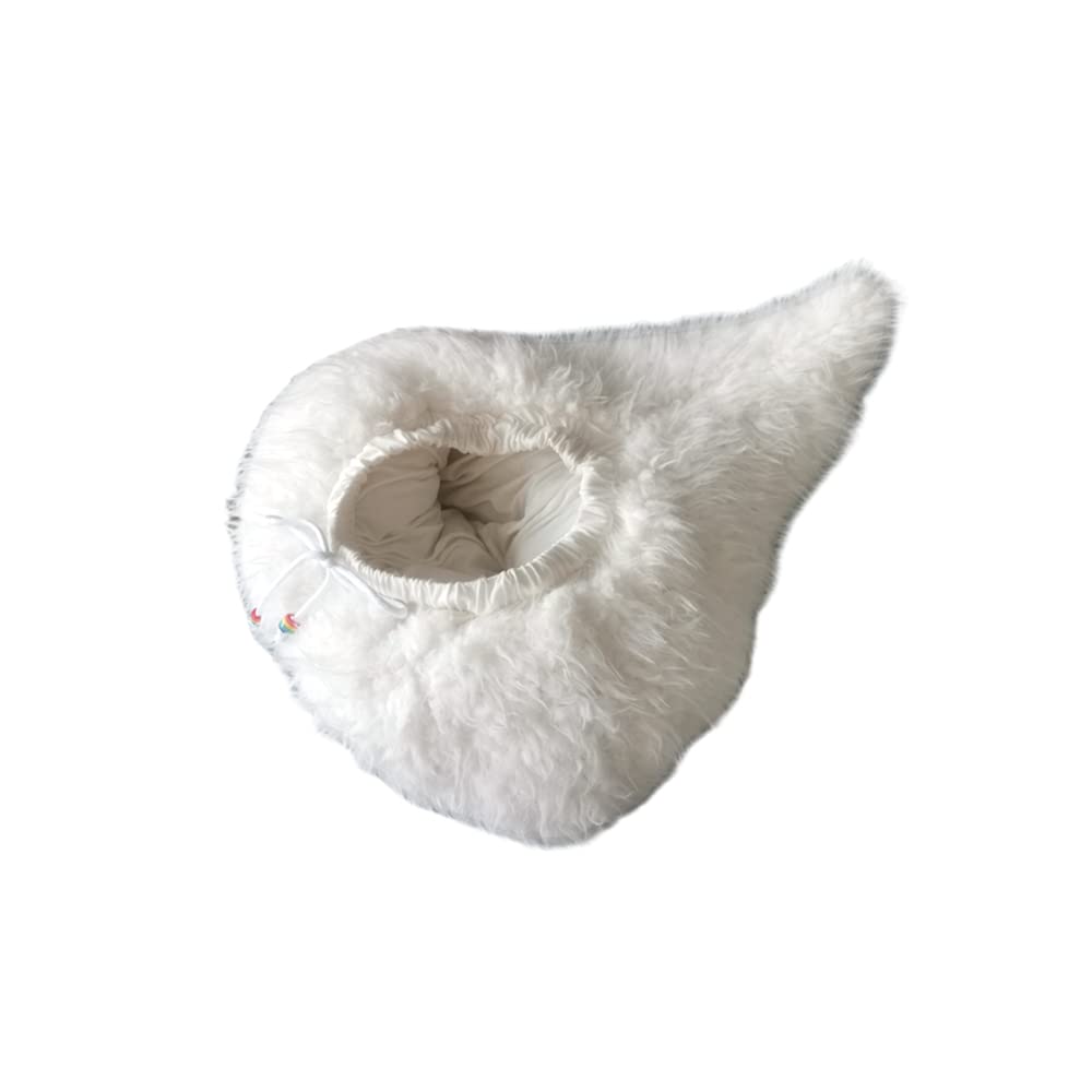 SunBritly Cute Animal Duck Costume White Plush Ass Cartoon Dress Up Role Play Clothes Halloween Costume Snowboard Butt Pad