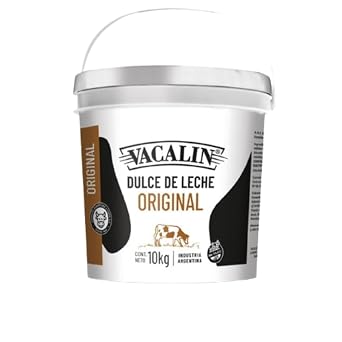 Dulce de Leche Vacalin Original Creamy Milk Confiture Dessert From Argentina, 10 kg / 22 lbs