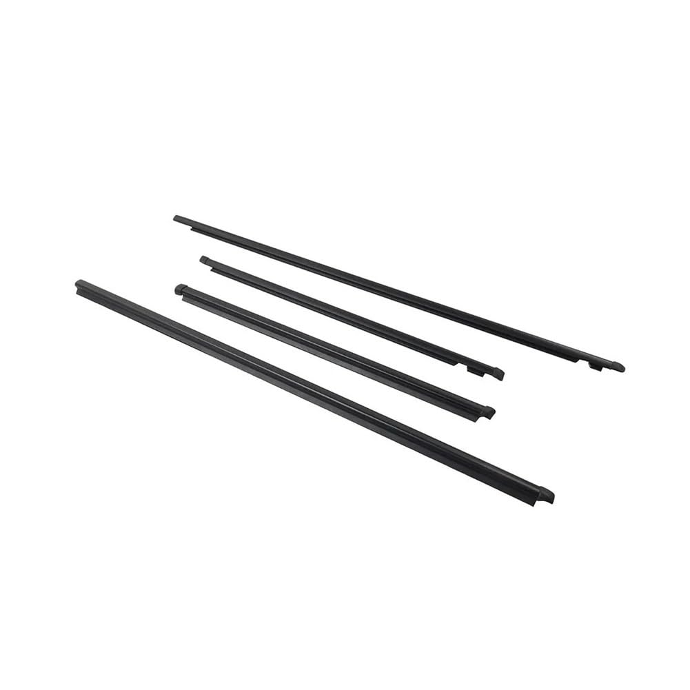 Car Seal Strip 4PCS Car Outer Windows Rubber Weatherstrip Sealing Strip Belt Moulding Trim for Toyota for Vitz Yaris Echo 1999-2005