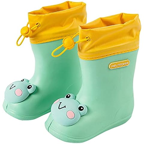 AIEOE - Botas de lluvia antideslizantes con diseño de dibujos animados Cover