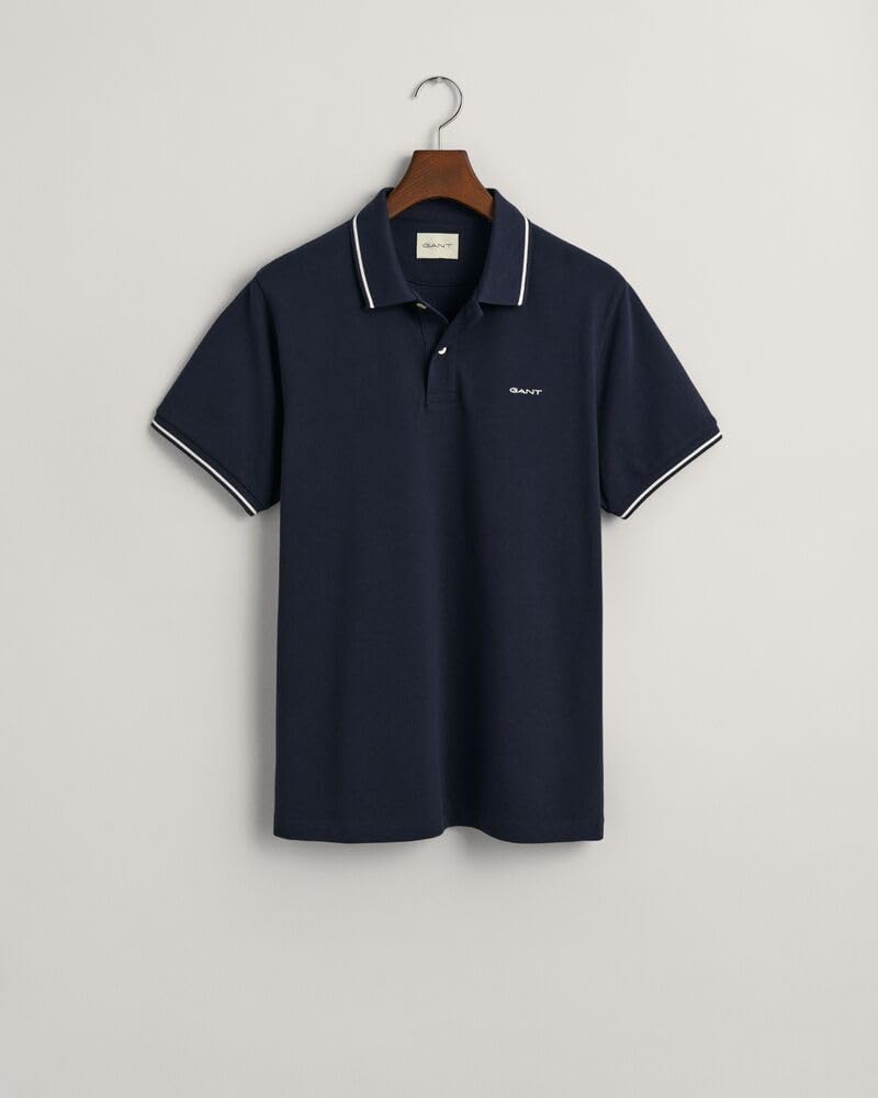 Gant Tipping SS Pique Polo - S – Bild 6