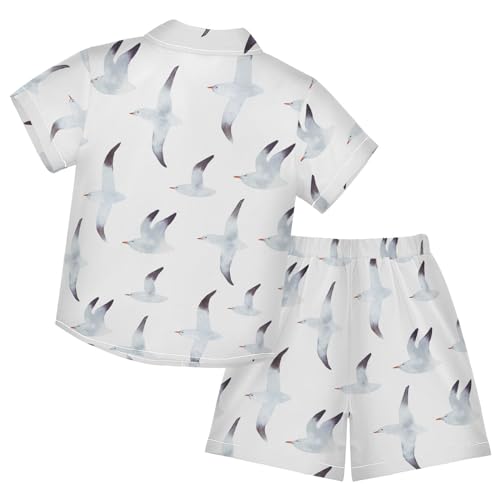 Image of Sunflower Floral Yellow Black Short Sleeve Hawaiian Button Down Shirts and Short Sets for Boys Toddler Summer Outfits