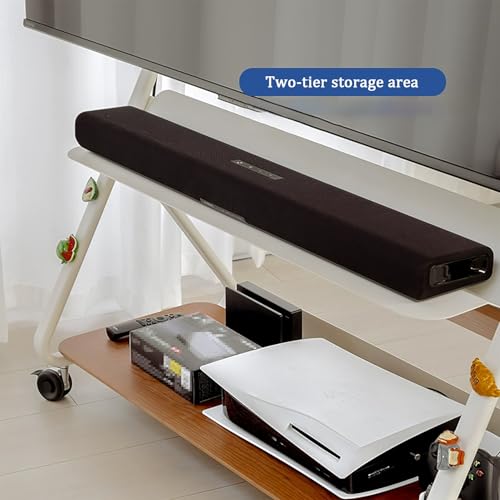 Soporte móvil para TV con ruedas, ajustable para 50-75 pulg miniatura 7