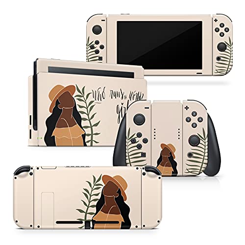 Tacky design Feminist skin for Nintendo switch, BLM Switch sticker for Girls, Women, Teens, Vinyl 3m decal, Full wrap cover