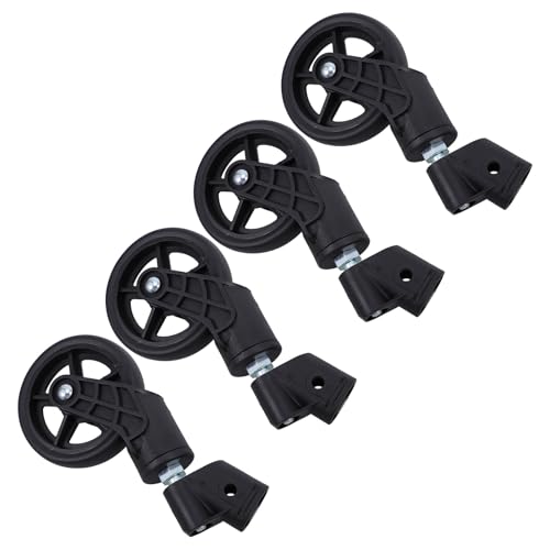 Roues de chariot de supermarché silencieuses 12,5 cm | Roulettes résistantes et pivotantes
