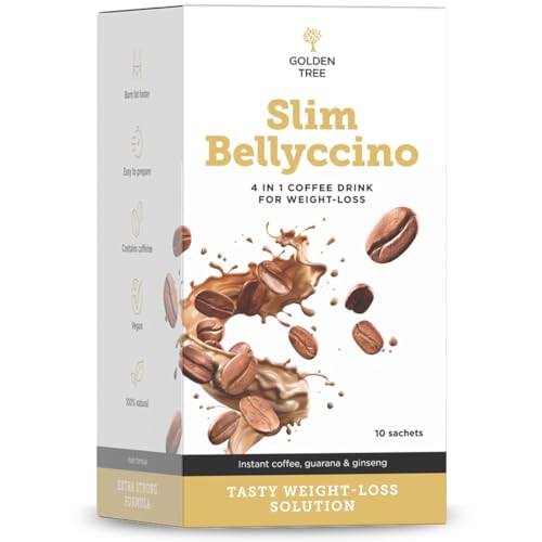 Golden Tree SlimBellyccino Premium Instant Coffee Blend 10 Sachets