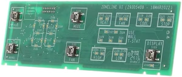 WP26X24977 User Interface Control Board Compatible With GE Air Conditioning Units - Budora - WP26X31393, WP26X23380, WP26X21480