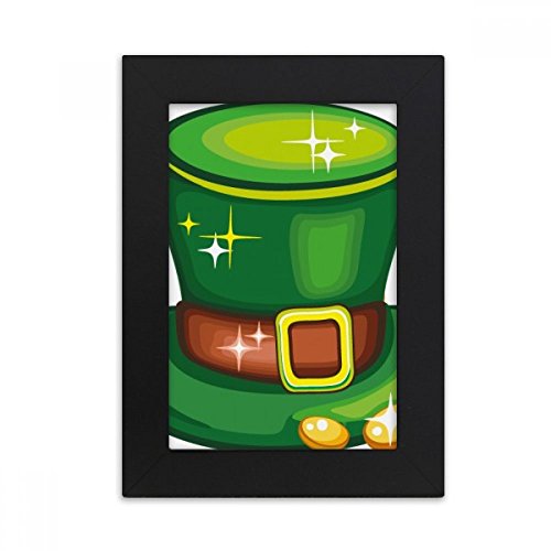 Cadre Photo Bureau St.Patrick's Day 5x7 pouces noir pour image multicolore - 2