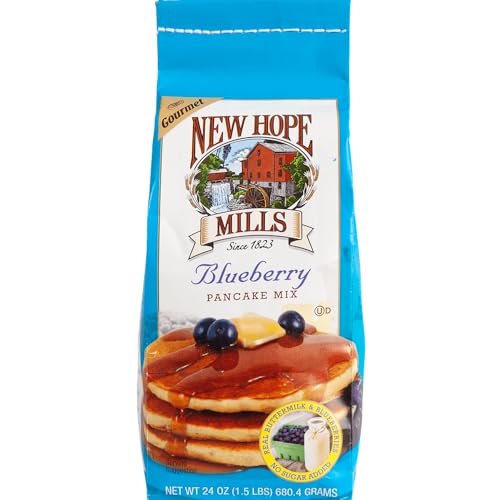 Blueberry Pancake Mix by New Hope Mills Bursting with Real