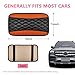 Ohleats Car Center Console Cushion Pad, PU Leather Waterproof Auto Armrest Box Cover Protector, Comfortable Armrest Seat Box Cover Mat, Universal Car Accessories for SUV Truck (Orange)