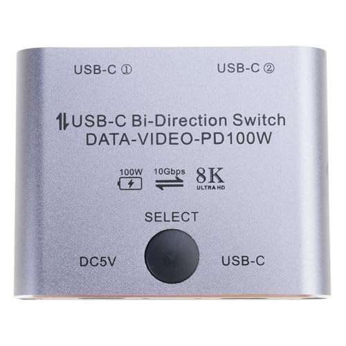 Commutateur USB C bidirectionnel 8K pour simplifier le bureau