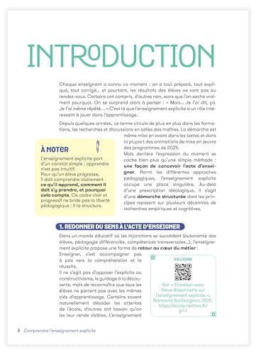 Mettre en oeuvre l'enseignement explicite – vue 7