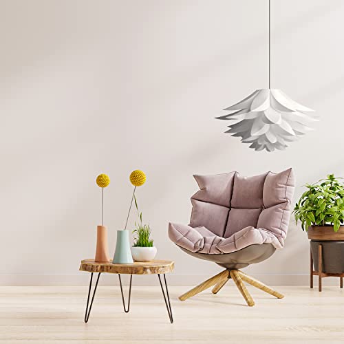 ALVIA Puzzle Pendant Lamp Shade - Lotus Flower DIY Jigsaw Lampshade Kit - 50cm, 50 cm - Image 4