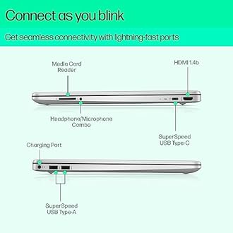 HP 15s, 12th Gen Intel Core i5 16GB RAM/512GB SSD 15.6-inch(39.6 cm) Micro-Edge Anti-Glare FHD Laptop/Win 11/Intel Iris Xe Graphics/Dual Speakers/Alexa/Backlit KB/MSO/Fast Charge, 15s- fq5112TU