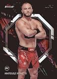 2024 Topps Finest UFC #38 Mateusz Rebecki Rookie UFC Card - Sportscard Superstore