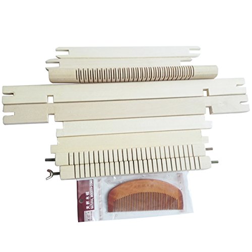 Mikimiqi Wooden Multi-Craft Weaving Loom Large Frame 9.85X 15.75X 1.3 Inches To Handcraft For Kids #TOP4