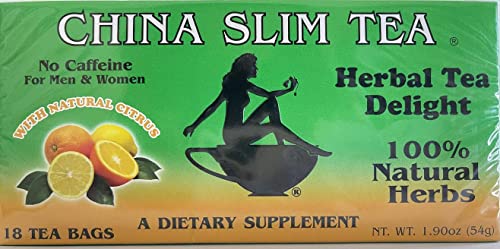 China Slim Tea 18 Teabags (Natural Citrus)