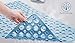 Nonslip Bathtub Mat Extra Soft TPE Bath Mat for Kids, Machine Washable Bathroom Shower Mat, Smooth/Non-Textured Tubs Only, 30L x 17W Inch (Blue)