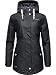 Produktbild Navahoo Damen Übergangsjacke Regenmantel wasserdicht lang warm gefüttert mit Kapuze Oceans Heart Navy Gr. M