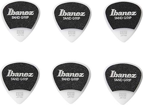 Ibanez PPA16HSG-WH Lot de 6 médiators GRIP WIZARD à grip sable, 1.0mm, Blanc - Les Beatles, Paul McCartney, John Lennon, RIngo Starr, George Harrison Ibanez PPA16HSG-WH Lot de 6 médiators GRIP WIZARD à grip sable, 1.0mm, Blanc – Image 3