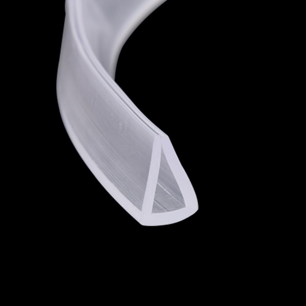 Transparenter Kantenschutz 300cm Silikon Klebestreifen U-Form Eckenschutz Glastische Klemmprofil Selbstklemmend Kantenschutzprofil Für Baby(20m-65ftx8-9mm)