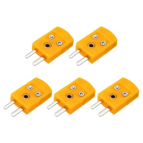 5x Thermoelementstecker-Befestigungsklemme Für Typ K – Klemmbereich 2,5-8,5 Mm, 24x16 Mm, Mit Schrauben – Für Temperatursensoren & Messtechnik